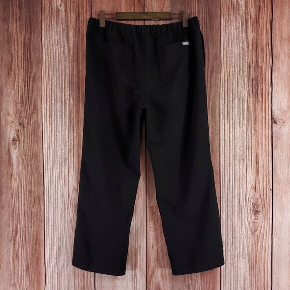 Figs Mens Size Large Black Pisco Basic Scrub Bottom Pants FM4500S PO 1557 - Picture 2 of 14